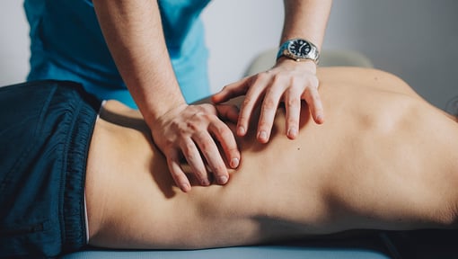 man getting a massage for pain relief